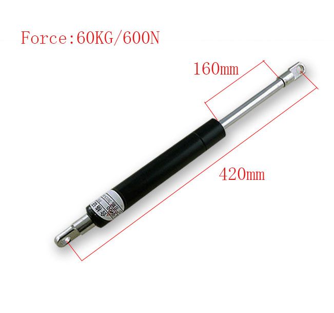 Uxcell Force 60kg 132.3lb Length 420mm Lift Support Shock