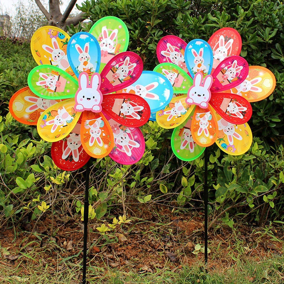 Kids Windmill Bunny Design Windmill Toy