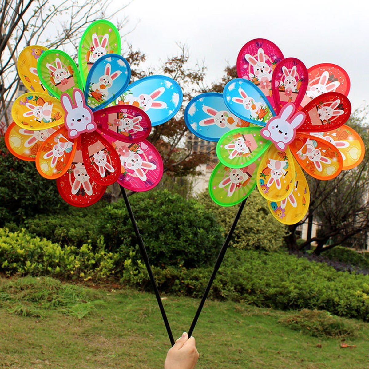 Kids Windmill Bunny Design Windmill Toy