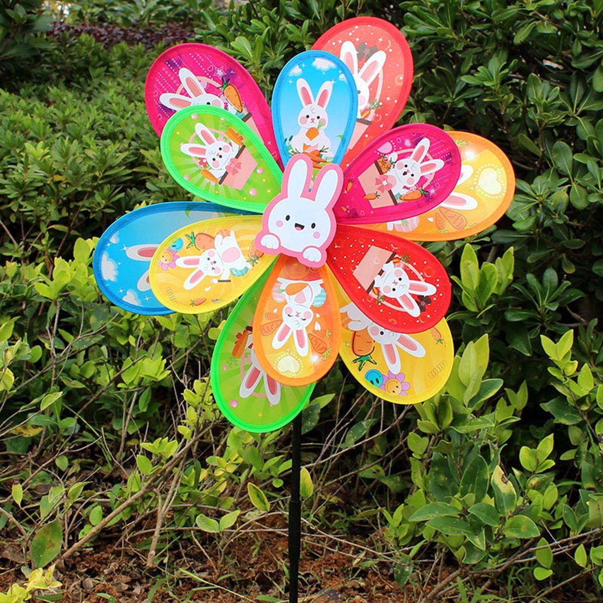 Kids Windmill Bunny Design Windmill Toy