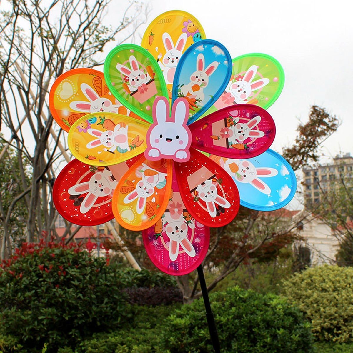 Kids Windmill Bunny Design Windmill Toy