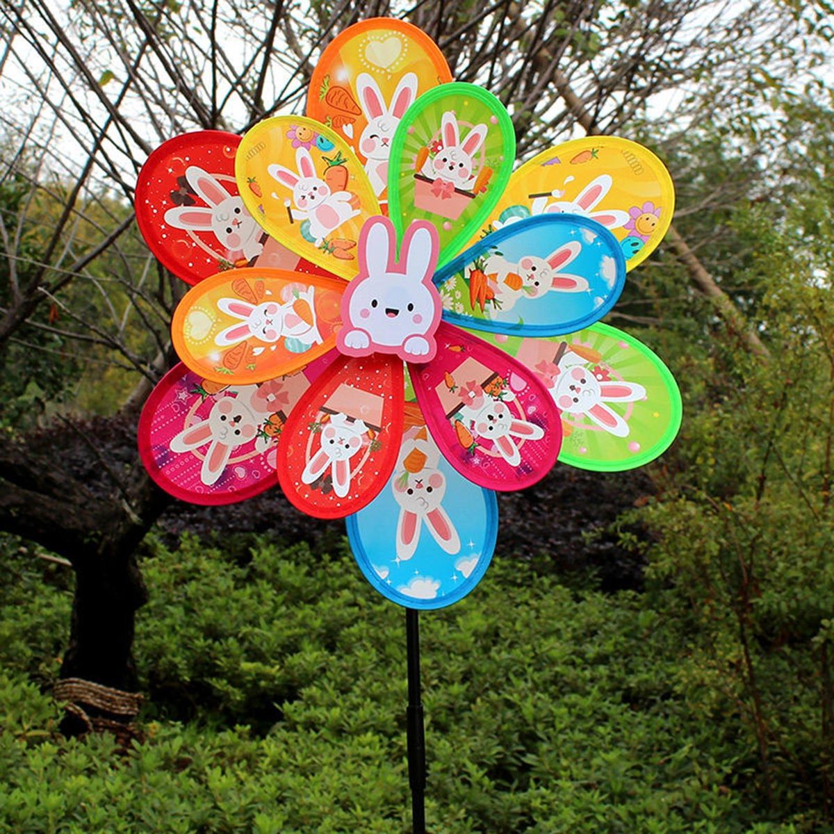 Kids Windmill Bunny Design Windmill Toy