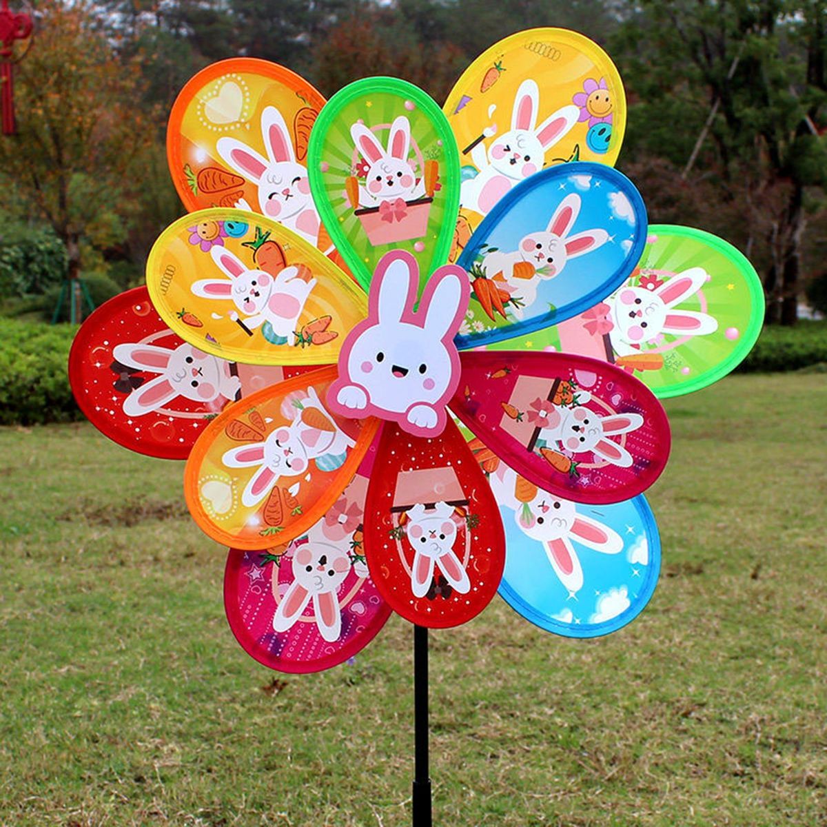Kids Windmill Bunny Design Windmill Toy