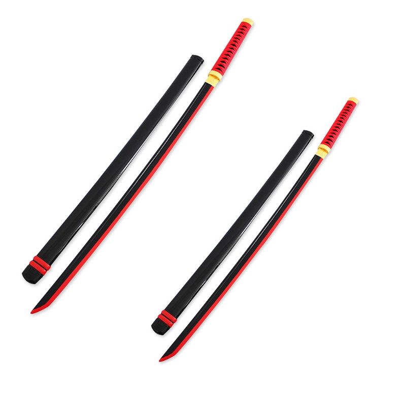 Wooden Cosplay Anime Katana Unedged For Party