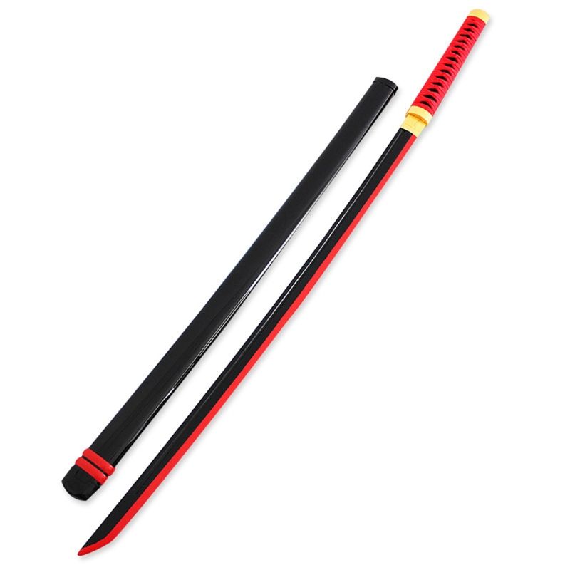 Wooden Cosplay Anime Katana Unedged For Party