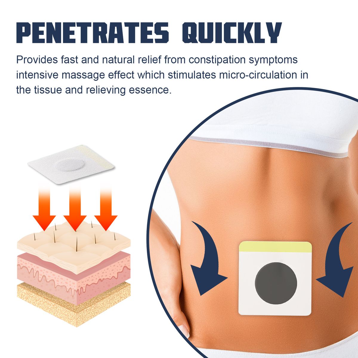 Constipation Relief Patch Promote Digestion Herbal Relief