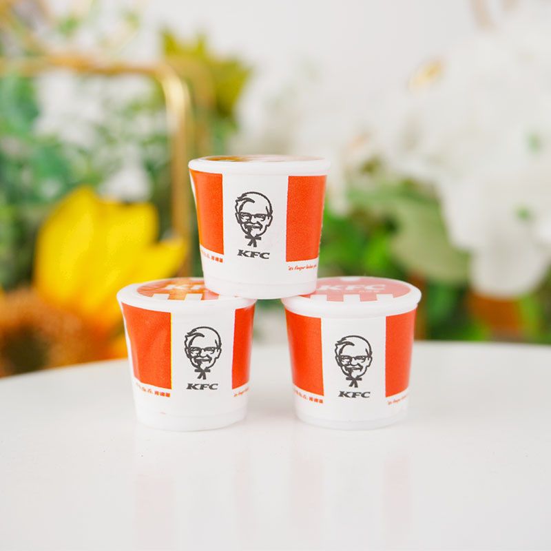5pcs Miniature Items DollHouse Miniature Simulation KFC