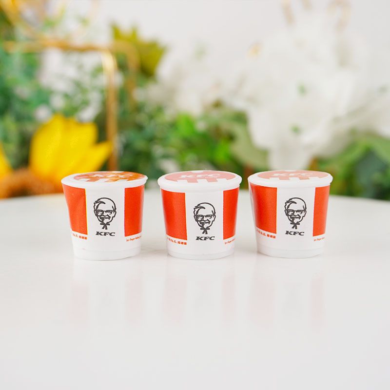 5pcs Miniature Items DollHouse Miniature Simulation KFC