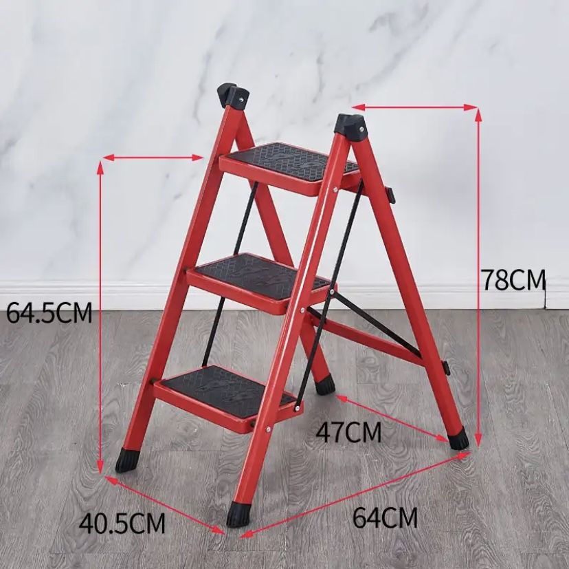 3 Step Hand-grip Ladder - Folding.