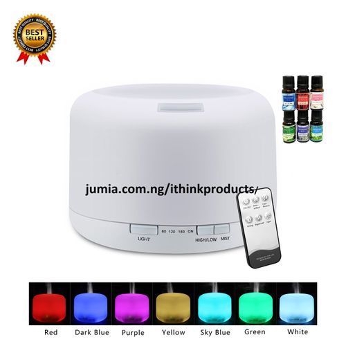 Aroma Essential Oils Diffuser Air Humidifier + Fragrance Oil