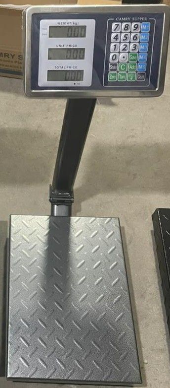 100kg Digital Platfom Scale Wit Front And Bak Display
