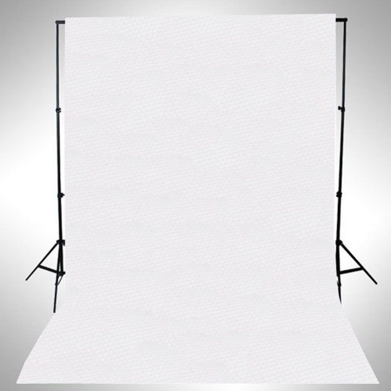 White Thin Vinyl Photography Backdrop Background-White
