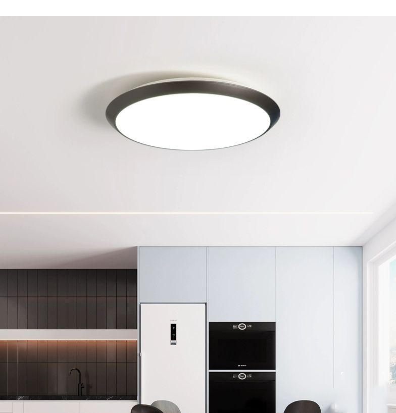 Simple and modern led round bedroom ceiling light