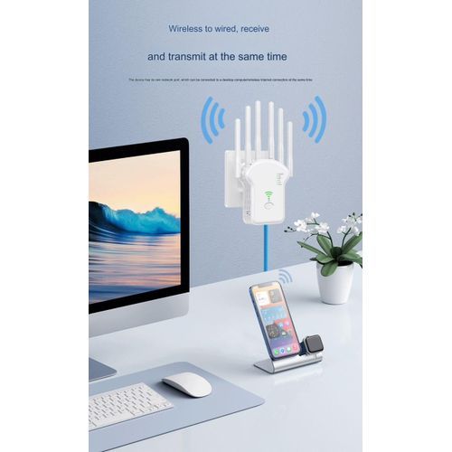 1200Mbps -Wireless WiFi Repeater/Extender/AP/WI-FI Signal Range Amplifier/Booster, Mini 2.4G Portable WiFi Signal Range Extender With WPS For Router Home