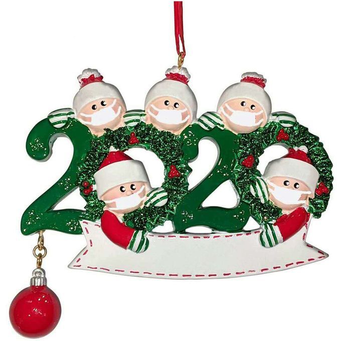 Hristmas De Orations Resin Santa  Laus Pendant  Hristmas Tree Pendant-multi Olor-5 People