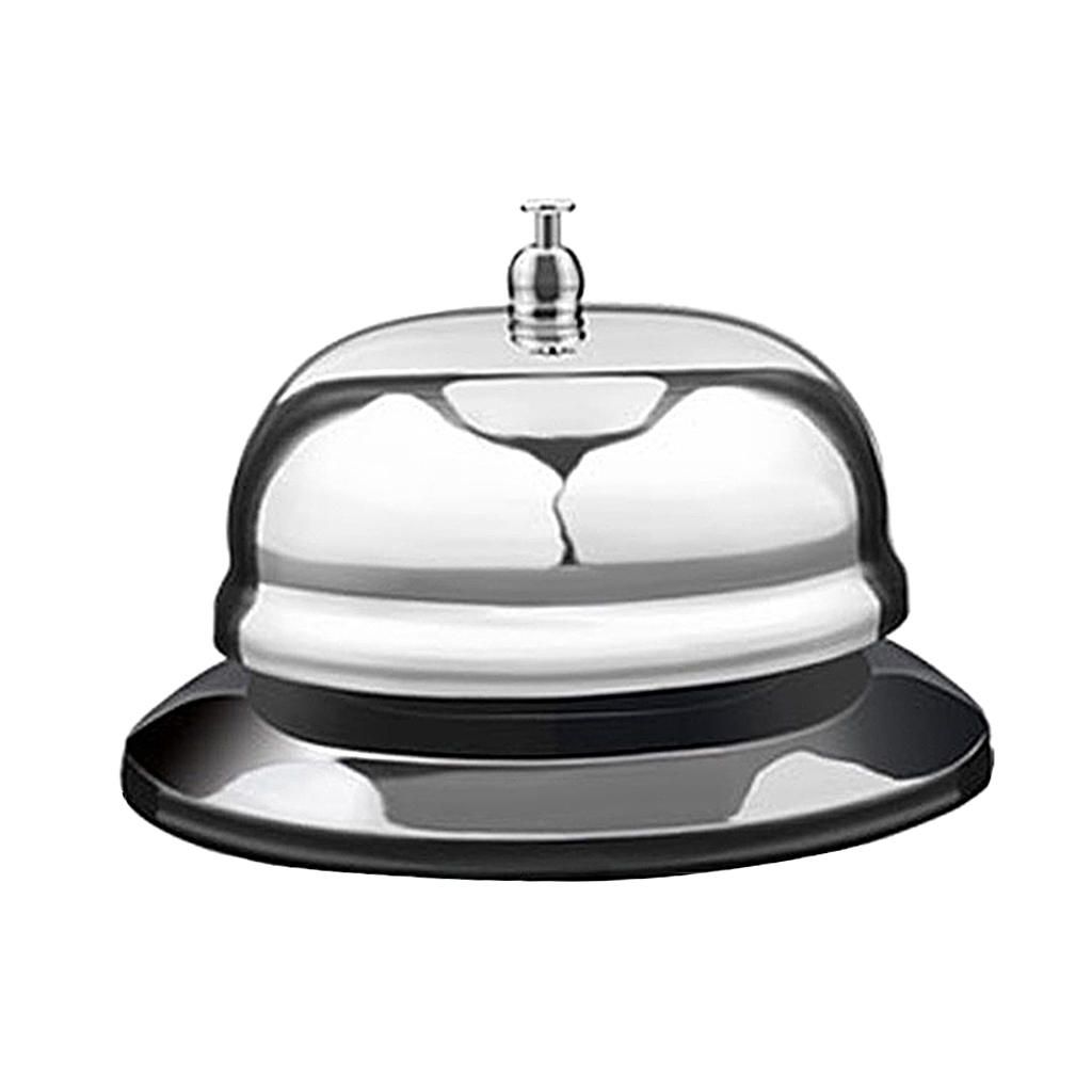 Call Bell Stainless Steel Metal Service Bell Call Desk Kitchen Hotel