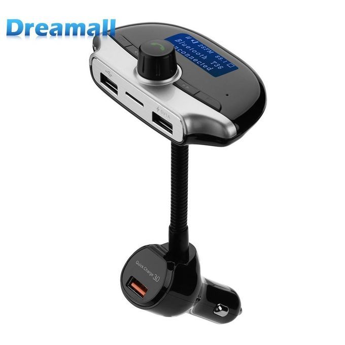 T36 Wireless Bluetooth Car MP3 Player FM Transmitter Charger Support By HT