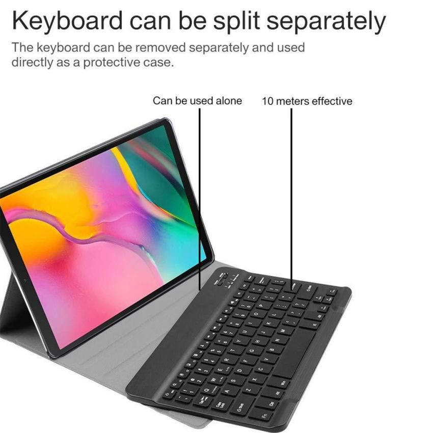 Samsung Tab A 8.0 2019 P200/P205 Keyboard With Case-Black