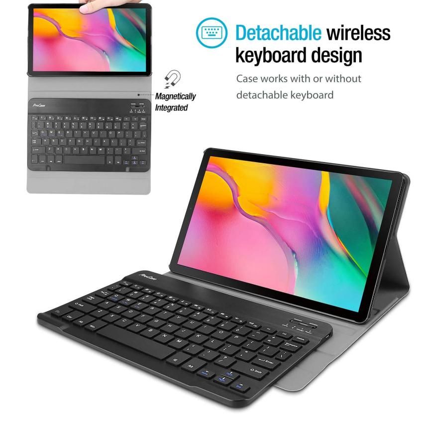 Samsung Tab A 8.0 2019 P200/P205 Keyboard With Case-Black