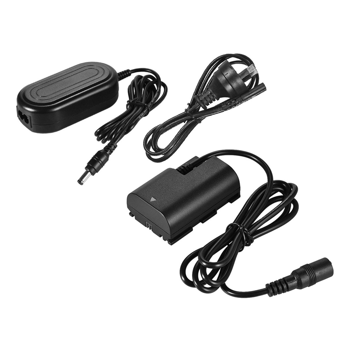 Andoer ACK-E6 AC Power Supply LP-E6 LP-E6N DC Coupler Dummy Battery Adapter Camera Charger Compatible with Canon EOS 5DS 5DS R 5D Mark II III IV 60D 60Da 6D 70D 7D 7D Mark II 80D DSLR