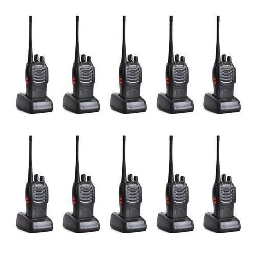 LATEST Walkie Talkie BF-888S Two Way Radio - 10 Pieces