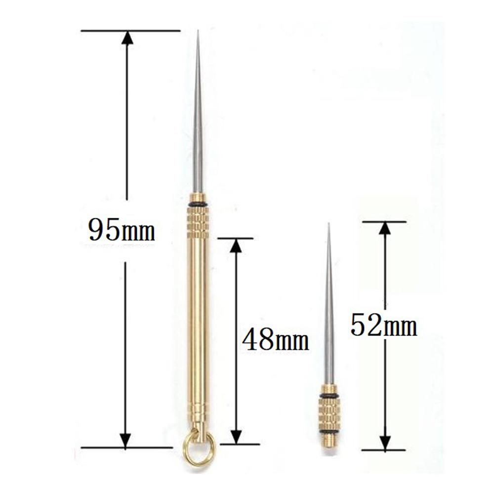 Brass Toothpicks Holder Integrated Telescopic Portable