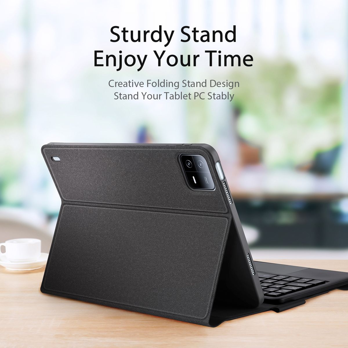 Bluetooth Keyboard Leather Case For Xiaomi Pad 6 / Pad 6 Pro