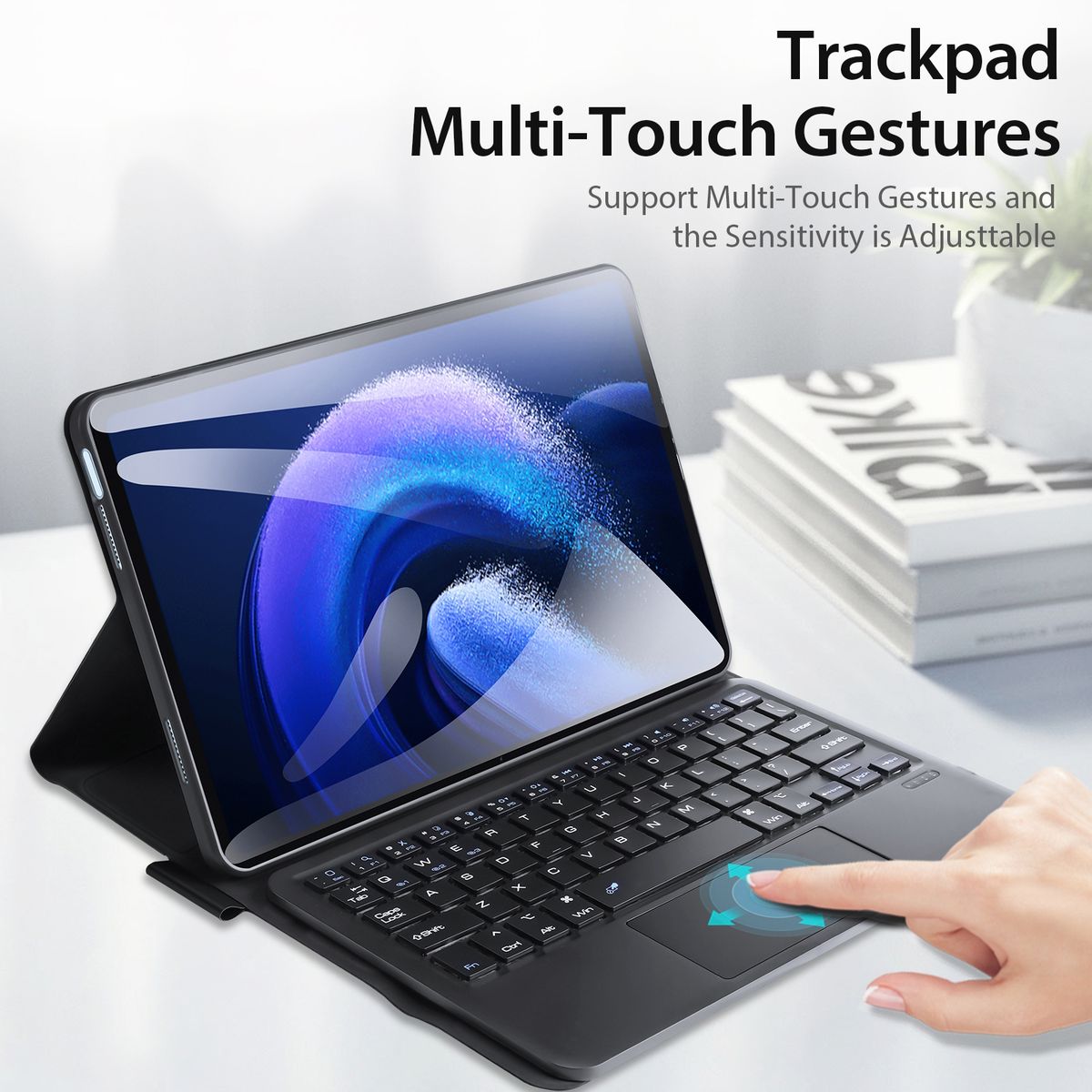 Bluetooth Keyboard Leather Case For Xiaomi Pad 6 / Pad 6 Pro