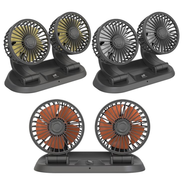 F410 24V Dual-head Electric Cooling Fan