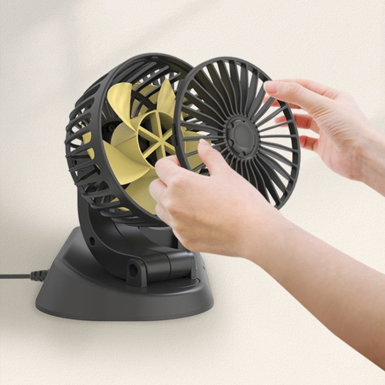 F410 24V Dual-head Electric Cooling Fan