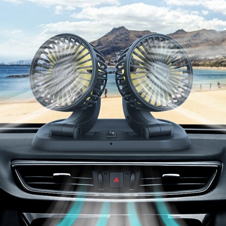 F410 24V Dual-head Electric Cooling Fan