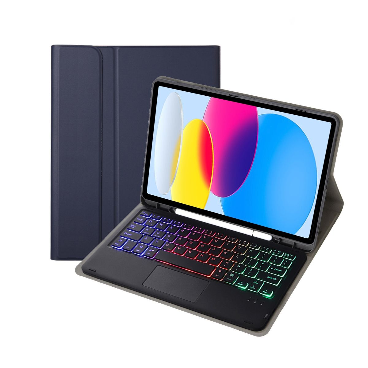 Bluetooth Keyboard With Pen Slot For IPad 10th 10.9 2022