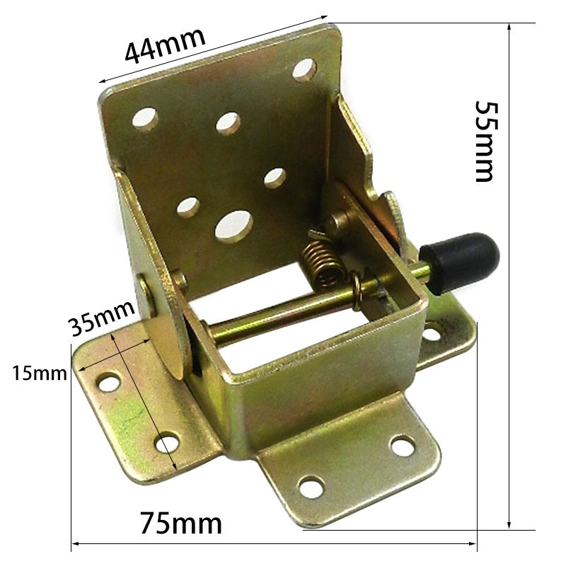 4pcs Locking Folding Hinge Table Legs DIY Folding Kitchen Table Leg Brackets Fittings Self Lock Extension Hinge