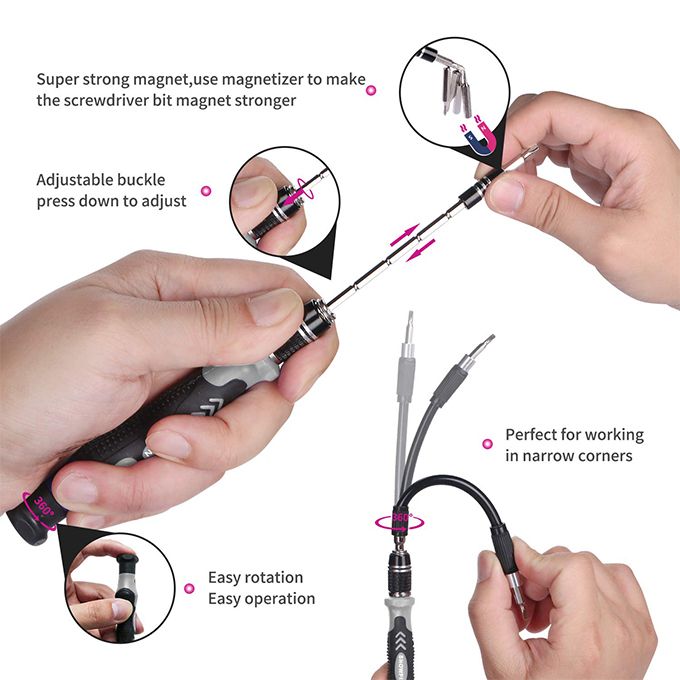 122 In 1 Screwdriver Combination Set Computer Mobile Phone Repair Tool