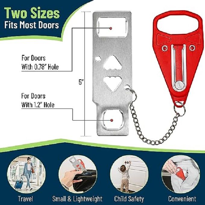 Portable Hotel Door Lock Door Travel Lockdown Locks Travel