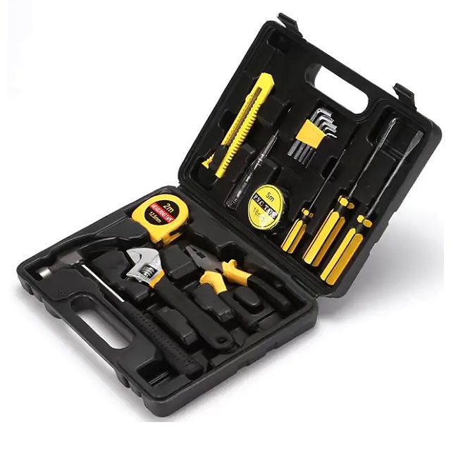 16Pcs Tool Kit Household Hardware Hand Tool Set Tool Box For Daily Repair
