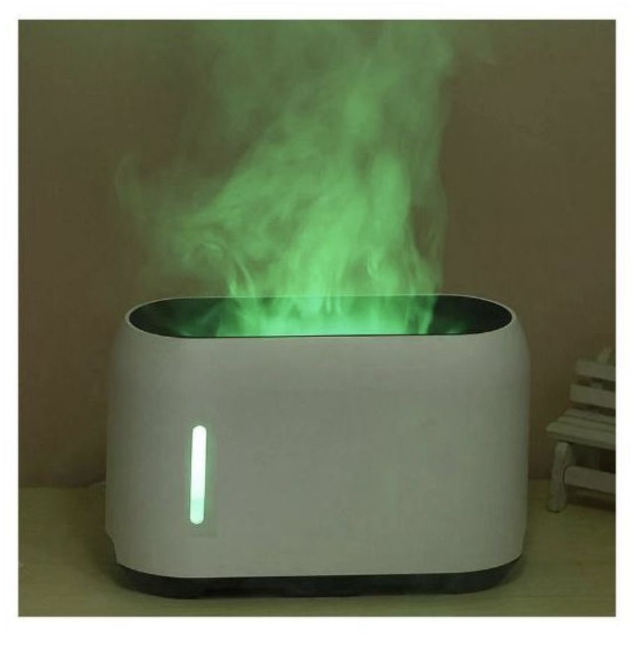 Led Creative Emulation Flame Effect Humidifier Diffuser