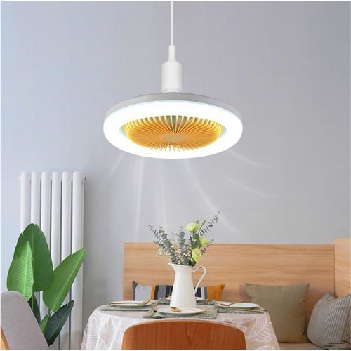 Led Ceiling Light With Built-in Fan And Remote Control - 30W