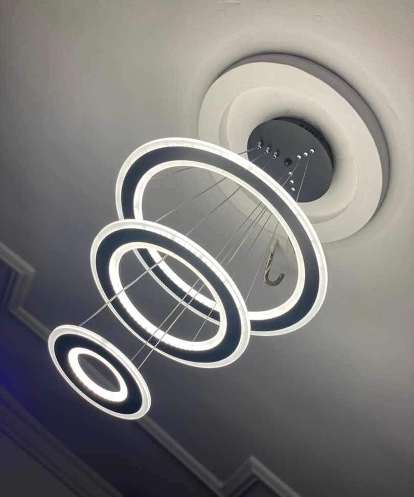 Modern 3in1ring Chandeliers Pendant Light