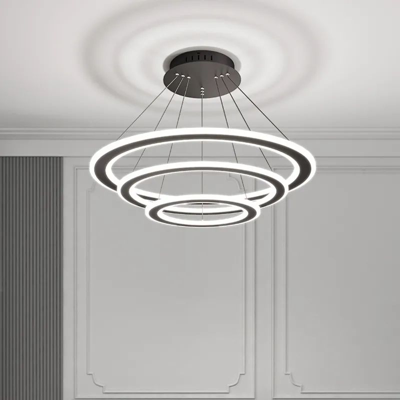 Modern 3in1ring Chandeliers Pendant Light