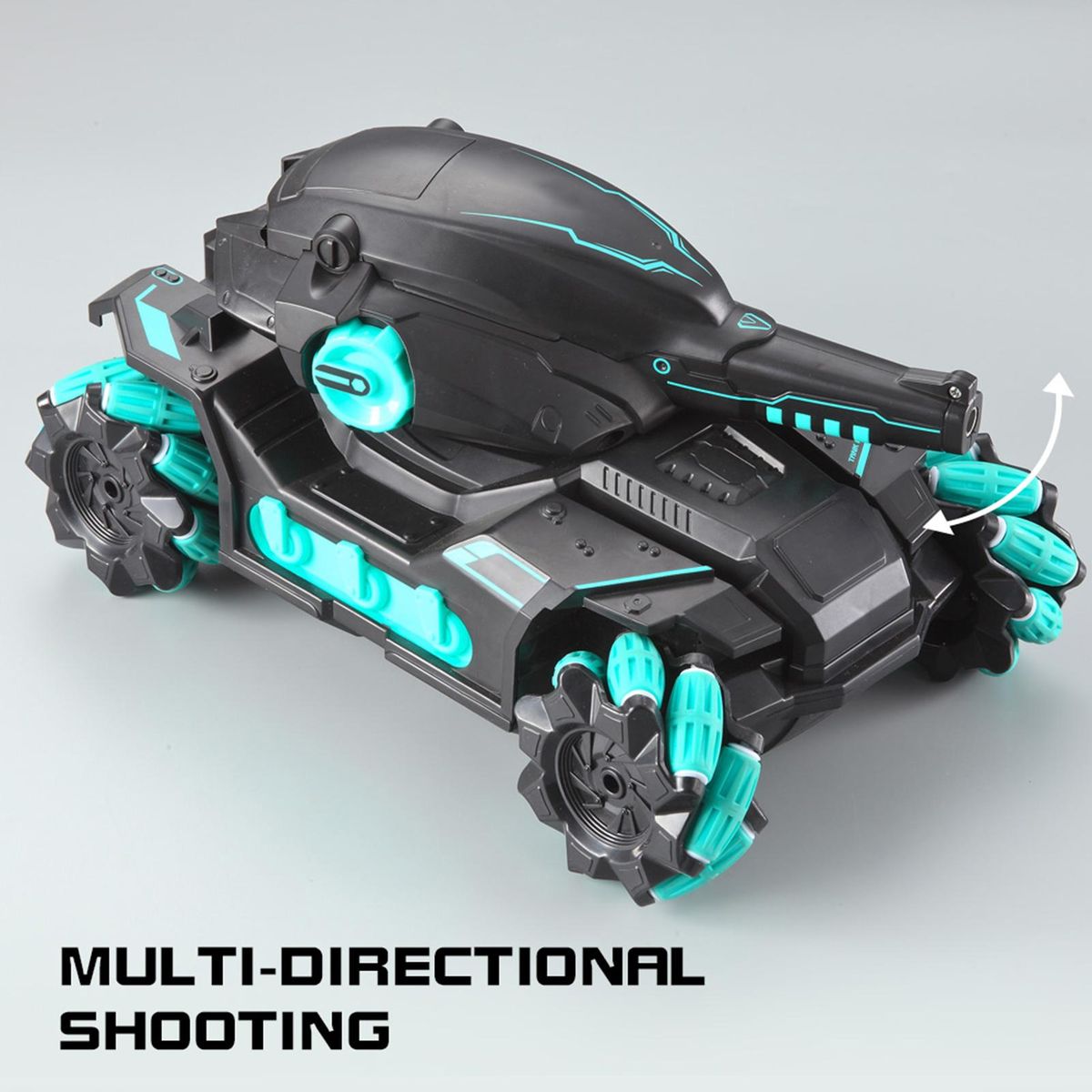 RC Car 2.4GHz Water Bead Car 4WD 360° Rotating 2 Control Mode with Light Music Drift for Boys