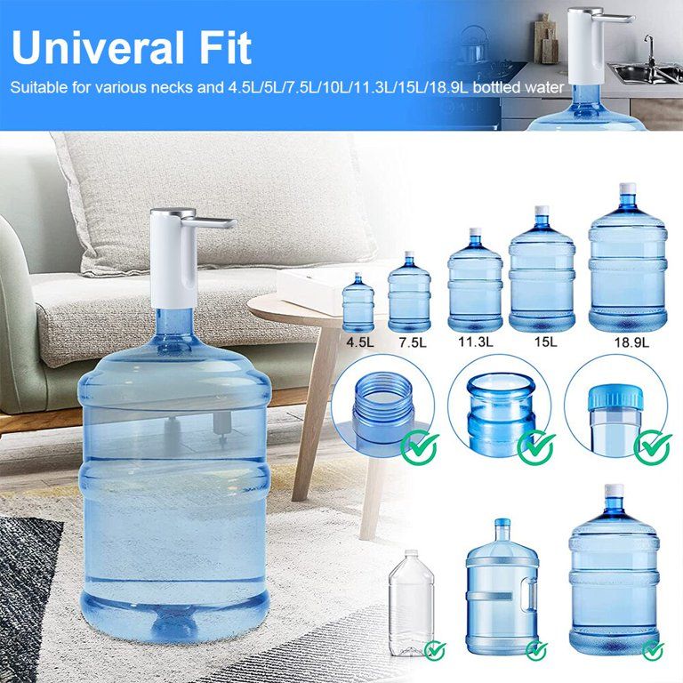 5 Gallon Water Dispenser Electric Folding Water Pump With Touch Screen