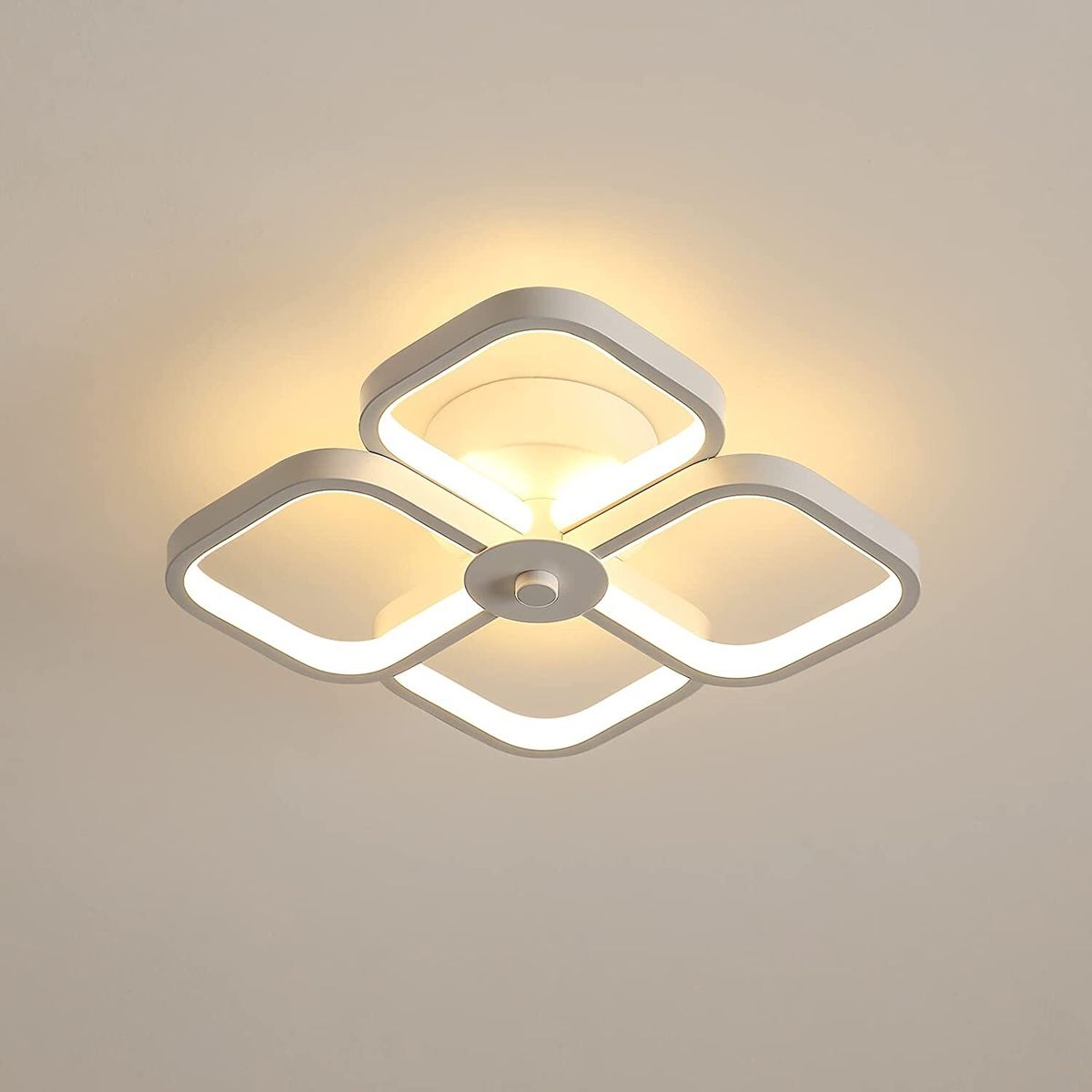 Modern 40W LED Minimalist Double Layer Square Ceiling Light