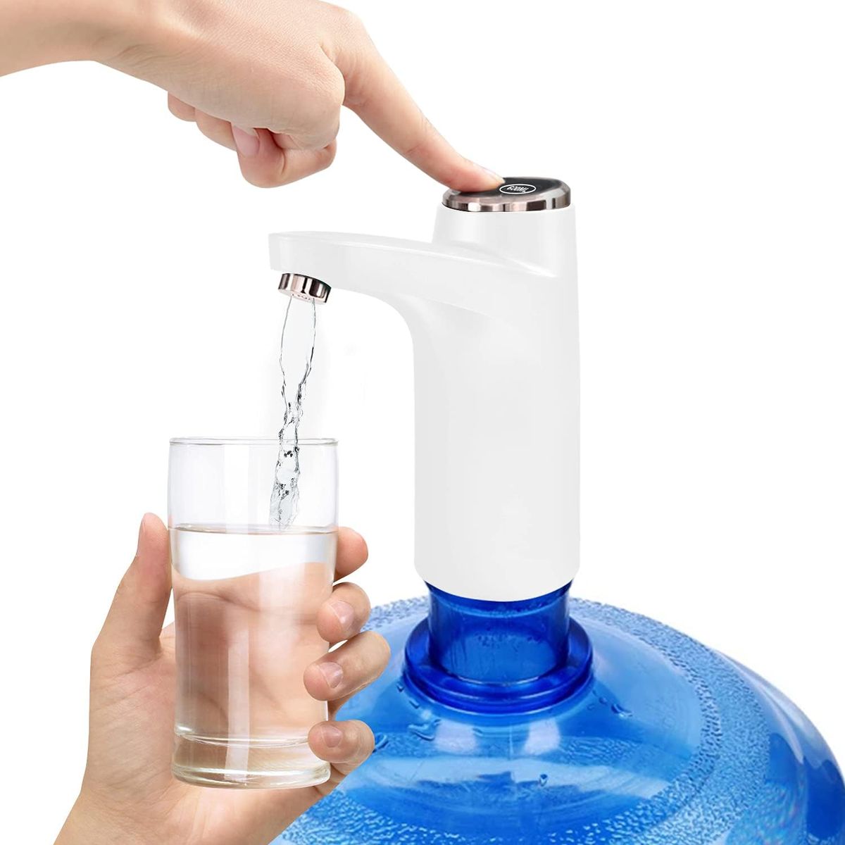 Automatic Electric Water Pump Dispenser With Touch Control-White