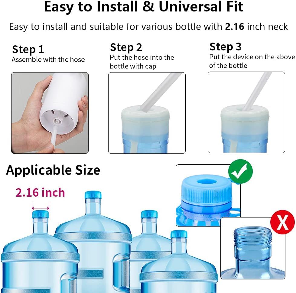 Automatic Electric Water Pump Dispenser With Touch Control-White