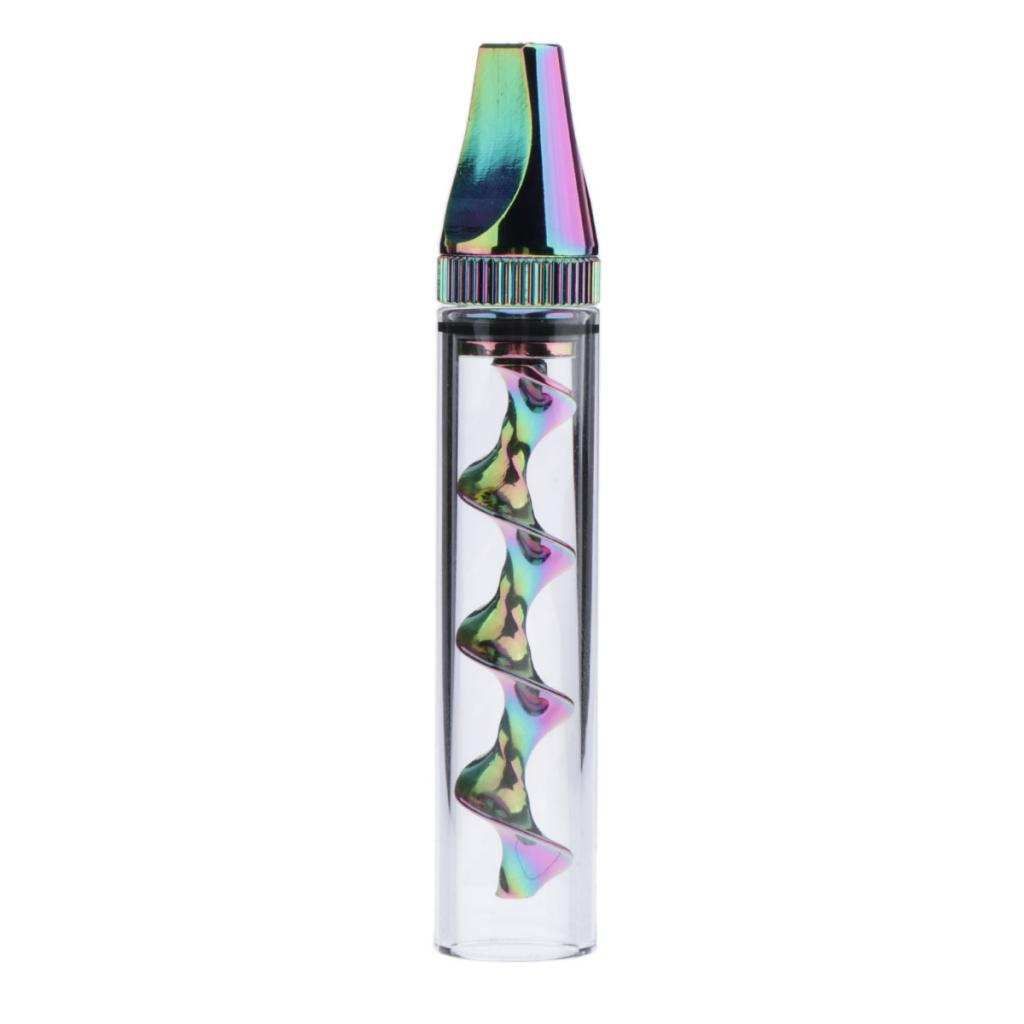 Glass Blunt Pipe Olorful Smoking Mini Pipe Glass Blunt Tip Leaning C