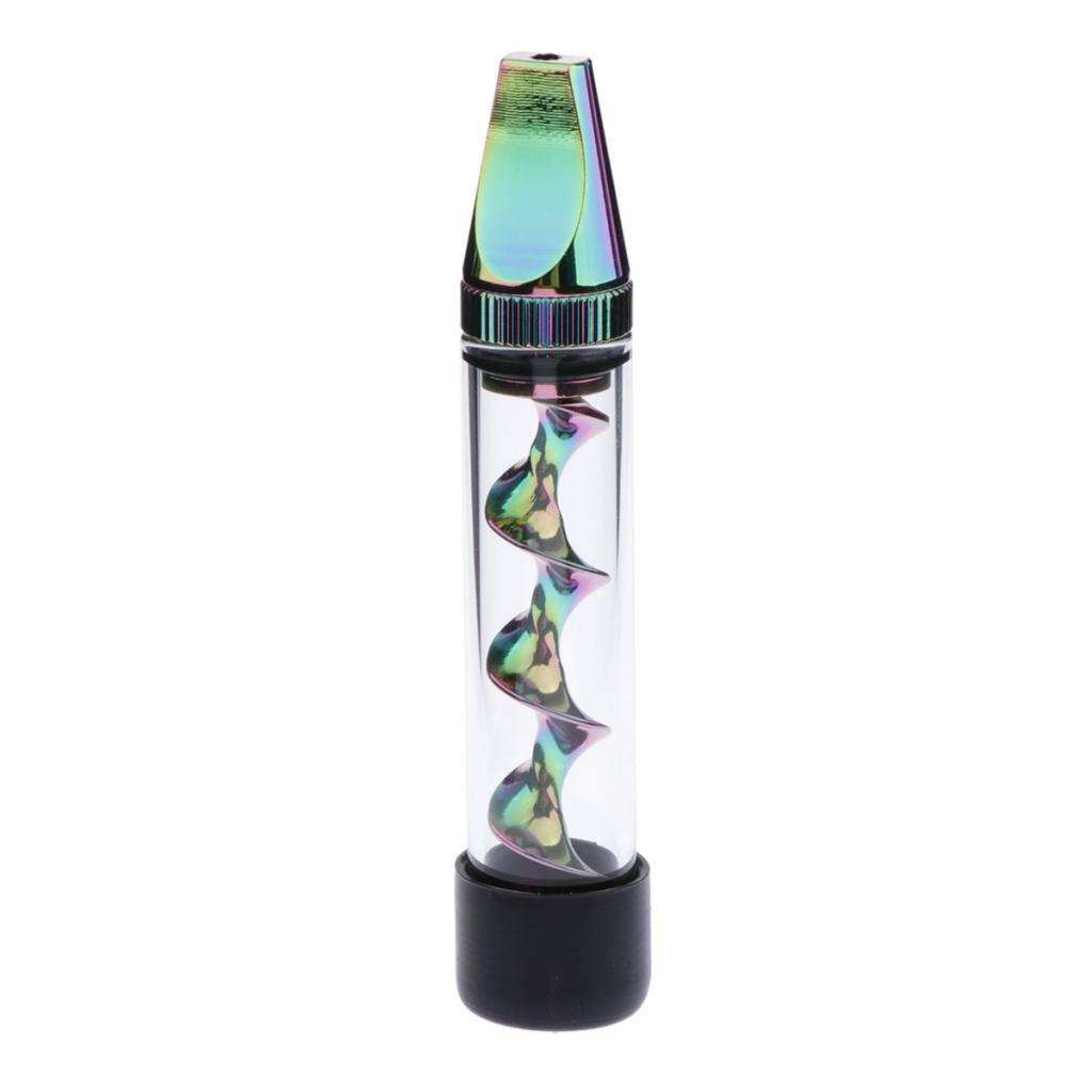 Glass Blunt Pipe Olorful Smoking Mini Pipe Glass Blunt Tip Leaning C