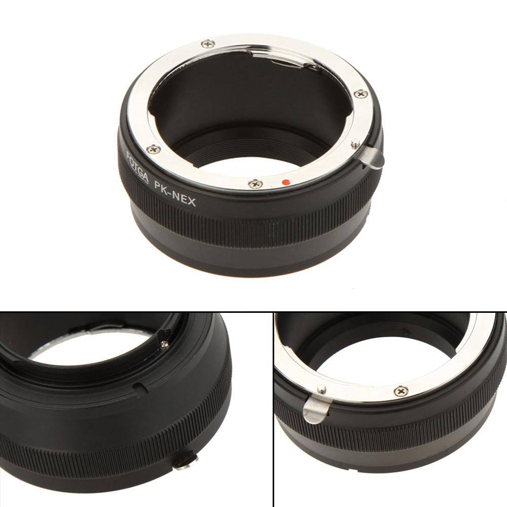 Fotga PK-NEX Adapter Digital Ring for Pentax PK K Mount Lens to Sony NEX E-Mount Camera (for Sony NEX-3 NEX-3C NEX-3N NEX-5 NEX-5C NEX-5N NEX-5R   NEX-5T NEX-6 NEX-7)