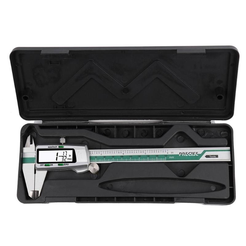 Professional Digital Caliper LCD Display Mm/inch Digital 0-300mm Accuracy 0.02mm Vernier Caliper Gauge Micrometer Measuring Tool B