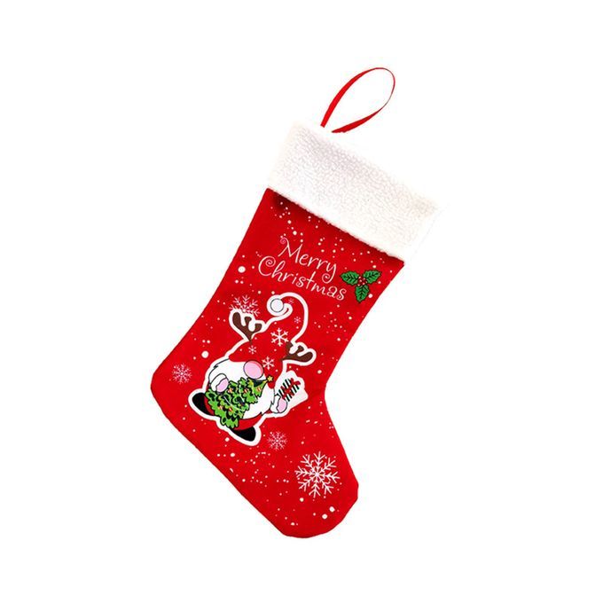 Goodie Bag Christmas Pattern Wear-Resistant Fabric Gnome-